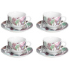 TOGNANA Fontebasso Calypso 220 ml 4ks - porcelánové šálky na kávu a čaj so spodkami