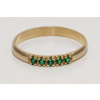 333 zlatý prsteň emerald NA DARČEK (333 zlatý prsteň emerald NA DARČEK)