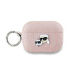 Karl Lagerfeld PU Embossed Karl and Choupette Heads Puzdro na AirPods Pro 2 KLAP2PGKCPP
