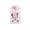 Javoli detská posteľná bielizeň / obliečky 100 x 135 / 40 x 60 cm bavlna - Minnie Mouse ružový púder