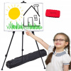 Sada Magnetická tabuľa 90x60 cm na stojane Magnety Písacie potreby Špongia