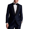 Charles Tyrwhitt Shawl Lapel Tuxedo Jacket — Dark Navy - Slim fit | 46 | Štandardné