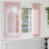 vidaXL Voálové závesy s priechodkami 2 ks Ružové 140x175 cm - Ružová - 252206-267835