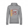 Superfutbal Mikina s kapucňou Arsenał Retro, sivá melírová Veľkosť: S