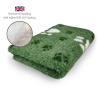 DRYBED Premium Vet Bed Big Paw zelený 100 x 75 cm