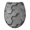 Ivatoshop Schütte GREY HEXAGONS| Duroplast, Duroplast, Soft Close