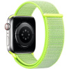 Eternico Airy na Apple Watch 38 mm/40 mm/41 mm Satin Green and Green edge AET-AWAY-SaGrG-38