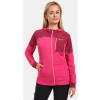 Kilpi MEMPHIS-W Dámska strečová mikina VL0201KI Ružová 40