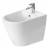 DURAVIT D-Neo samostatne stojací bidet ku stene, s otvorom, s prepadom, 370 x 580 mm, biela, 2295100000