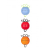Vybavenie na cvičenie Metolius GripSaver Plus 3 pack - blue/red/orange