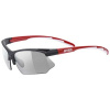 SLNEČNÉ OKULIARE UVEX SPORTSTYLE 802 V BLK RED WHI/SMOKE