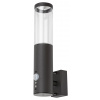 RABALUX Vonkajšia LED nástenná lampa so senzorom Katowice – GU10 7 W, IP44, 290 mm