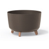 Kvetináč GRACIA ŠTANDARD ECO WOOD 28,5 cm - farba: káva ECO (Prosperplast DGRL300W-4625W)