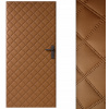Hnedá 115x215 DVEROVÁ TAPACÍRKA Poťah na vchodové dvere Zateplenie