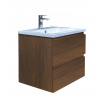 Swiss aqua technologies Koupelnová skříňka s umyvadlem SAT B-Way 59x50x45 cm ořech mat BWAY260NUTU