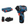 BOSCH Akumulátorový skrutkovač (s aku, nabíjačkou a kufrom) GSR 12V-35 HX 06019J9100