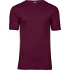 Tee Jays | 520, Pánske tričko Interlock, červená wine, XXL
