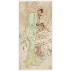 Plagát, Obraz - The Seasons: Winter (1896), Alfons Mucha, 20 × 40 cm