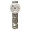 Luxusní kyvadlové nástěnné hodiny 5216 AMS řízené rádiovým signálem 66cm