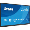 iiyama TE7512MIS-B4AG 75palcový iiWare13E Android 14 EDLA/non-EDLA 8/128GB 40-bodový PureTouch IR s Zero Gap (TE7512MIS-B4AG)