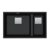 Franke Kubus 2 - Fragranitový drez KNG 120/2, 76x46 cm, Onyx 125.0529.871