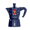 Bialetti Veselé Vánoce Moka Express 3tz Blue