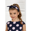Fashionkids Dievčenská čelenka M/389 Farba: Modrá