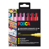 Posca PC-3M Love mix teplých tónov 8 ks