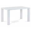 Autronic AT-3007 WT - Jedálenský stôl 135x80x76 cm, vysoký lesk biely