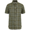 FJÄLLRÄVEN Abisko Hike Shirt SS M Laurel Green-Chalk White - S