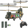 DIAĽKOVO OVLÁDANÝ HELIKOPTÉRA RC 2.4G VOJENSKÝ VRTUĽNÍK S LED