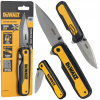 Skladací vreckový nôž, 82 mm, DROP POINT, DeWalt [DWHT10993-0]