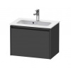 Duravit Ketho.2 Umývadlová skrinka, 44x61x39 cm, 1 zásuvka, grafit mat K25055049490000