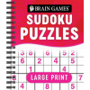 Brain Games - Large Print Sudoku Puzzles (Swoosh)