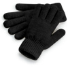 Beechfield Rukavice B 387, pletené COT530387zp099-black marl UNI Melír černá