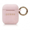 GUESS silikónový obal pre Apple AirPods (GUACCSILGLLP) - Pink GUACCSILGLLP