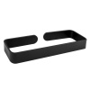 Olsen Spa Nástenný vešiak na nalepenie 3M, 25,3x7,3x3 cm, čierna farba KD02091800