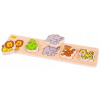 Bigjigs vkladacie puzzle Safari 33 cm