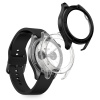 kwmobile 2 kryt with Ochranné sklo for Xiaomi Watch S4 / Watch S4 eSIM kryt - Tempered sklo with Plastic Frame kryts - Průhledný / černá
