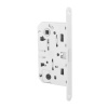 AGB - Magnetický zámok MEDIANA POLARIS - WC Typ otvoru: WC kľúč, Rozteč: 96 mm BIM - biela matná (FM)
