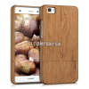 Drevený kryt Huawei P8 Lite – Cherry – svetlo-hnedá