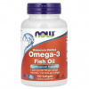 Now Foods Omega-3 bez škodlivých látok, molekulárne destilovaný 100 kapsúl