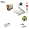 KEY HALO HA700LED pohon pre sekcionálnu bránu do 11m2/90kg s vodiacou svetelnou lištou RAL30, 2x SUB44N