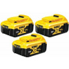 DeWALT 18V štartovací set 3 akumulátorov 5Ah DCB184P3