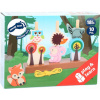 Drevené puzzle loziskové bloky