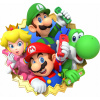 CUKROVÁ TLAČ jedlý obrázok na tortu Cukrová hmota Mario Bros 6 + MENO TEXT