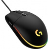 Logitech - G203 LIGHTSYNC Gaming Mouse - Black