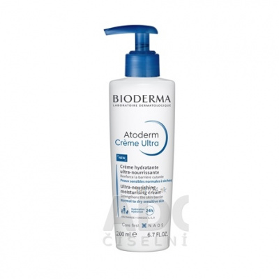 Bioderma Atoderm Crème Ultra vyživující a hydratační tělový krém 200 ml