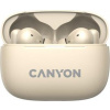 Canyon TWS-10, On Go, 10 ANC, True Wireless Bluetooth slúchadlá do uší, nabíjacia stanica v kazete, béžové CNS-TWS10BG
