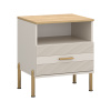 Tempo Kondela Nočný stolík, kašmír/dub kamenný, RUNOL 1S